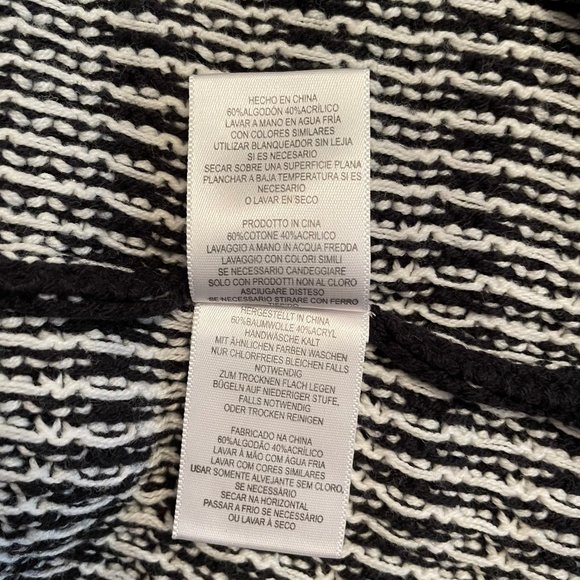 Joie Long Chunky Knit Cotton Blend Sweater Size L Comfy Oversized Tunic - Picture 10 of 11